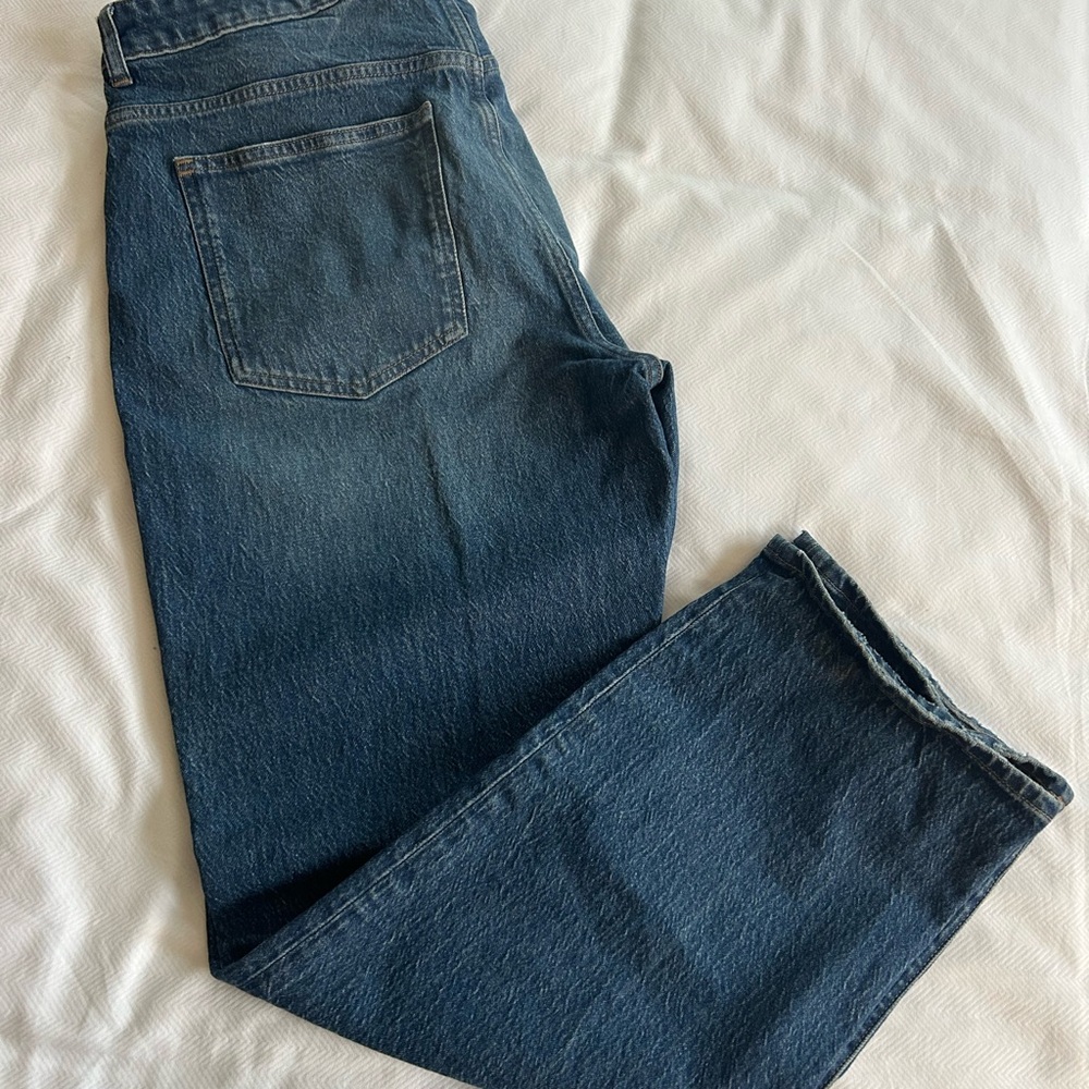 Madewell Curvy Longline Straight Jean 33